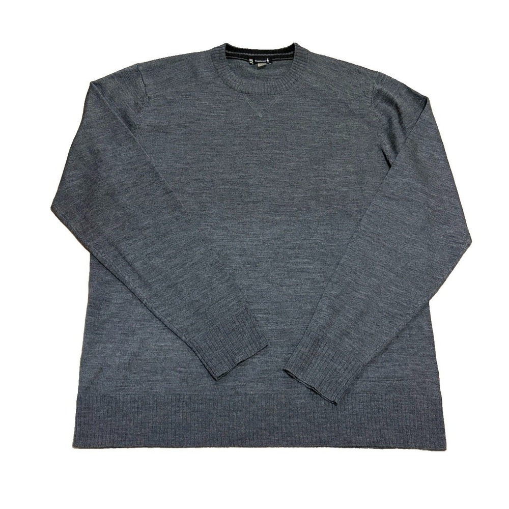 Smartwool Mens L Kiva Ridge Crewneck Sweater Merino Wool Performance Outdoor